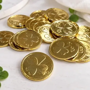 Spielmünzen Piratenschatz Gold Ø 3,3cm, 72 Stück