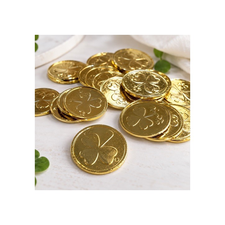 Pirate Treasure Gold Play Coins Ø 3.3cm, 72 Pieces