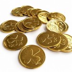 Pirate Treasure Gold Play Coins, 72 Pieces