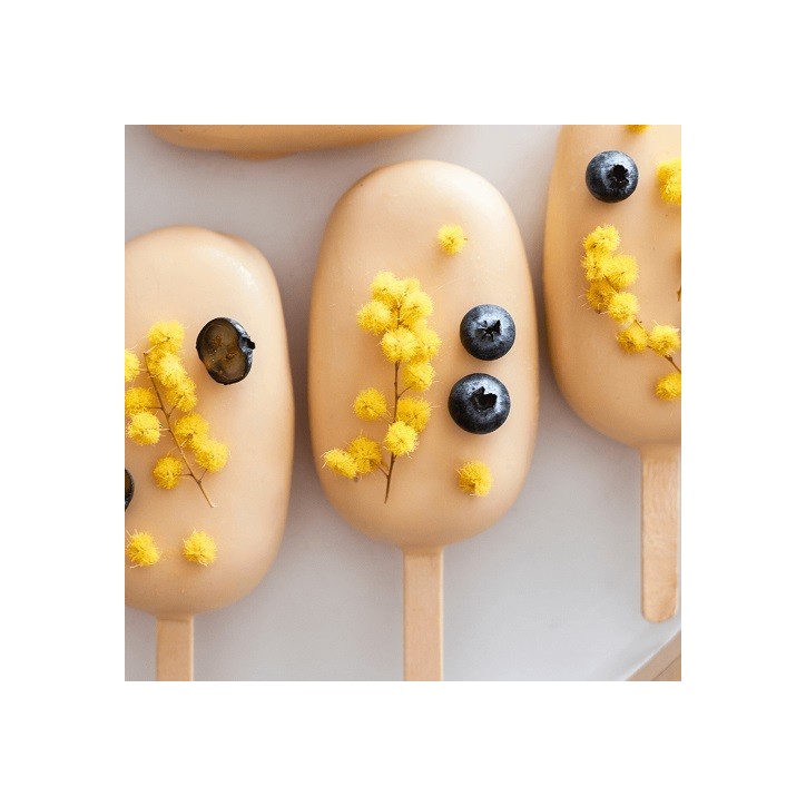 LIOFLOR Edible Yellow Mimosa Flowers Freeze-Dried 2g LIOFLOR Edible Yellow Mimosa Flowers Freeze-Dried 2g