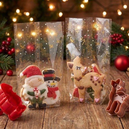 Städter Christmas Cellophane Bags, 10 Pieces
