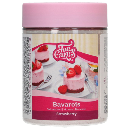 FunCakes Mix für Erdbeer-Bavarois 150g | Tortenfüllung