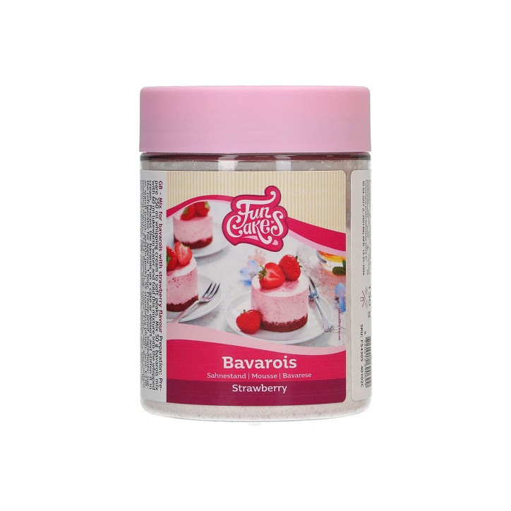 FunCakes Mix for Bavarois Strawberry 150g | Cake Filling