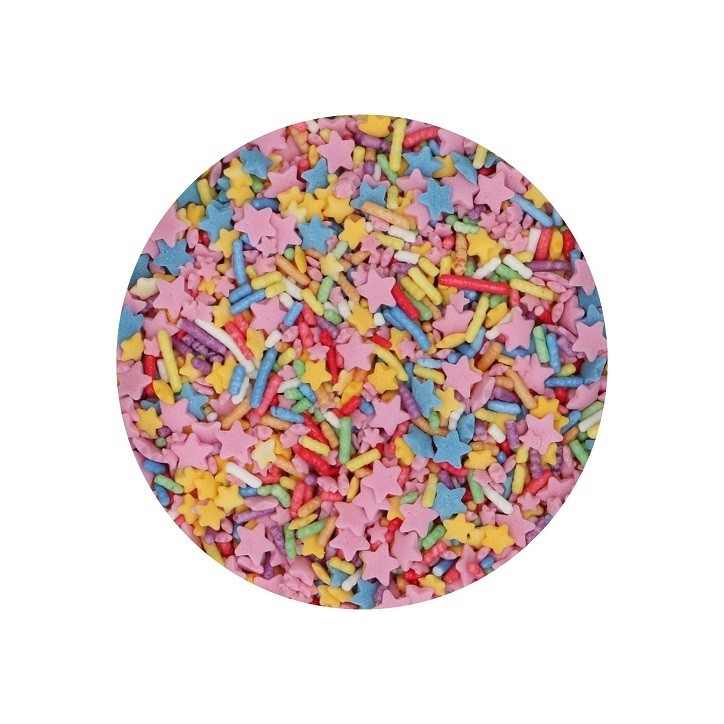 FunCakes Whimsical Medley Sprinkles 70g | Colourful Stars