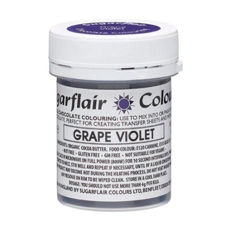 Sugarflair Cocoa Butter Colour Grape Violet 35g