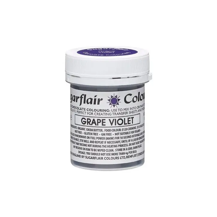Sugarflair Kakaobutterfarbe Violett 35g | Grape Violet