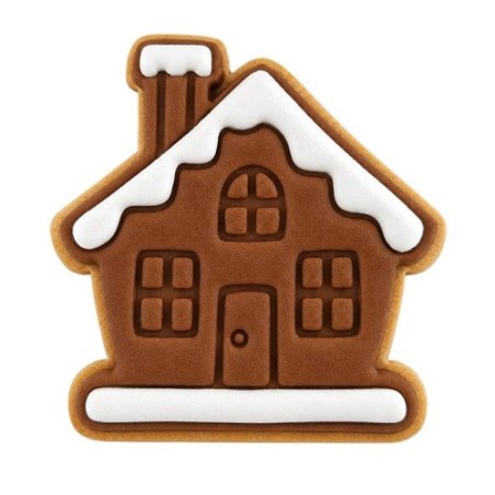 Wilton Gingerbread House Cookie Cutter & Stamp 6x6.5cm