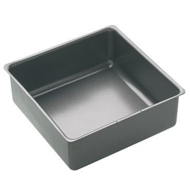 MasterClass 20 x 20 cm Square Cake Pan – Non-Stick with Loose Base
