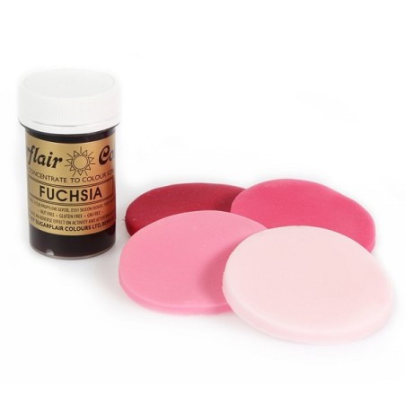 Sugarflair Spectral Paste Colour – Fuchsia 25g – Hochkonzentrierte Lebensmittelfarbe