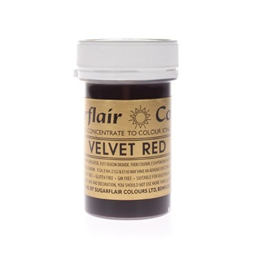 Sugarflair Food Colouring Velvet Red