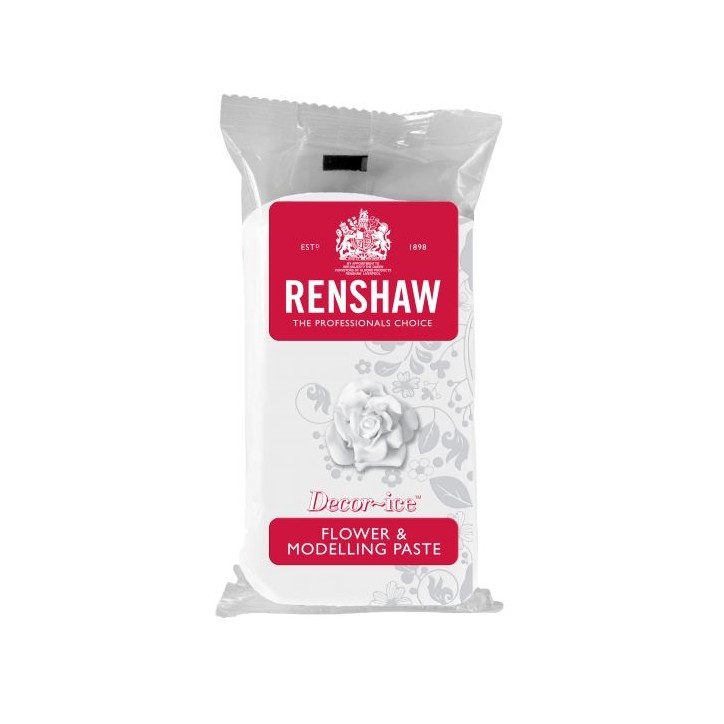 Renshaw White Flower & Modelling Paste – 250 g for Sugar Flowers & Cake Decor