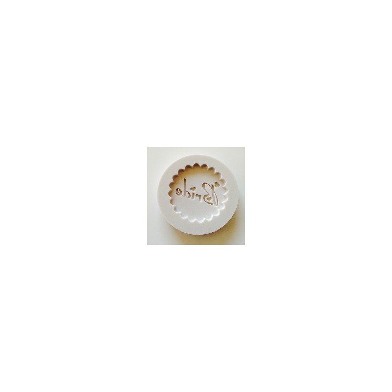 Alphabet Moulds Bride Cupcake Aufleger Silicone Mould