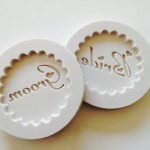 Alphabet Moulds Bride Cupcake Topper Silicone Mold