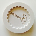 Alphabet Moulds Groom Cupcake Topper Silicone Mold