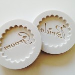 Alphabet Moulds Groom Cupcake Topper Silicone Mold