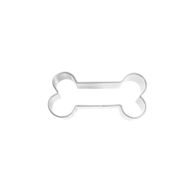 Birkmann Dog Bone Shaped Metal Cookie Cutter, 6.5cm