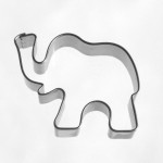 Smiling Elephant Cookie Cutter, 5.4cm