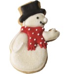 Birkmann Snowmen Shaped Metal Cookie Cutter, 8cm