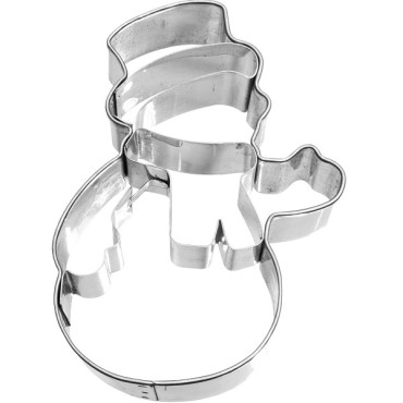 Snowman Cookie Cutter Stainless Steel