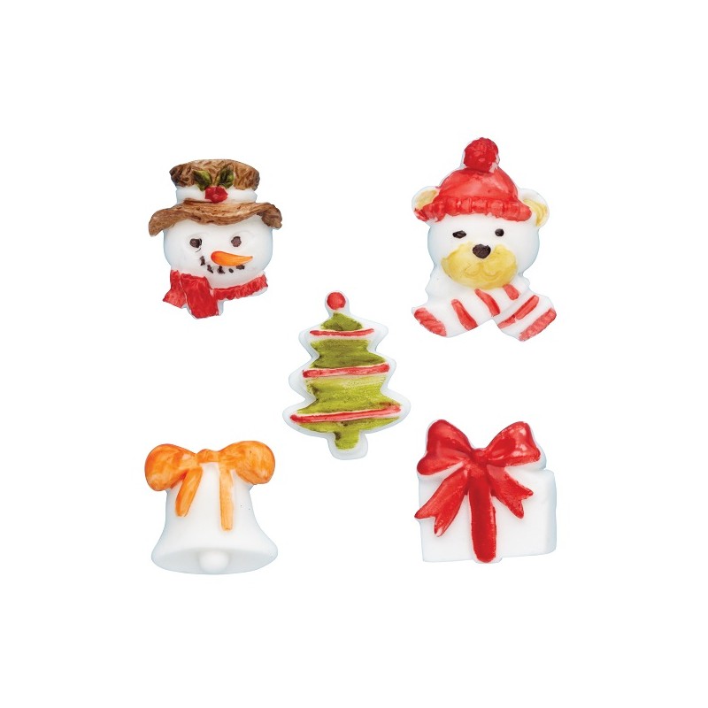 Sweetly Does It Christmas Mold Set, 5pcs