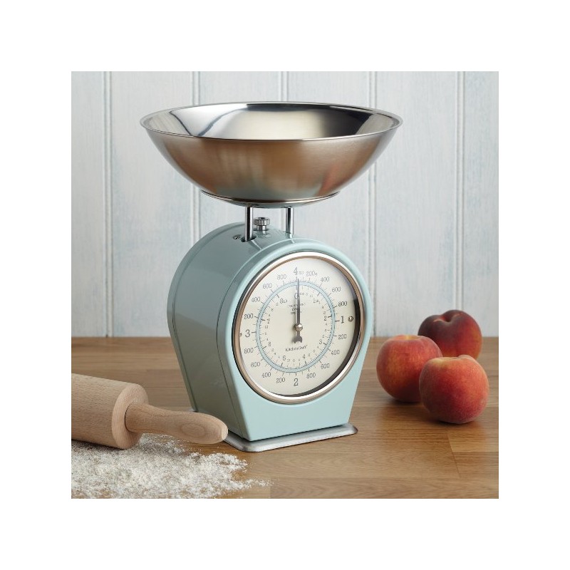 Living Nostalgia Vintage Blue Kitchen Scale