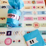 Bakeria Advent Calendar Stickers 1-24