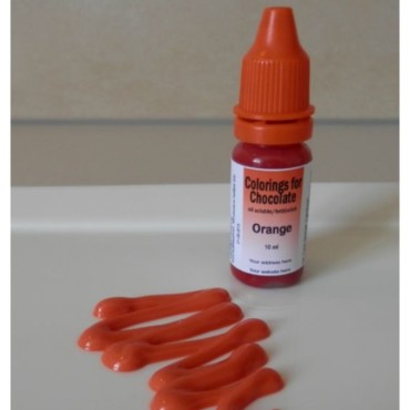 Chocolate colour Orange - Oil Based Food Colouring