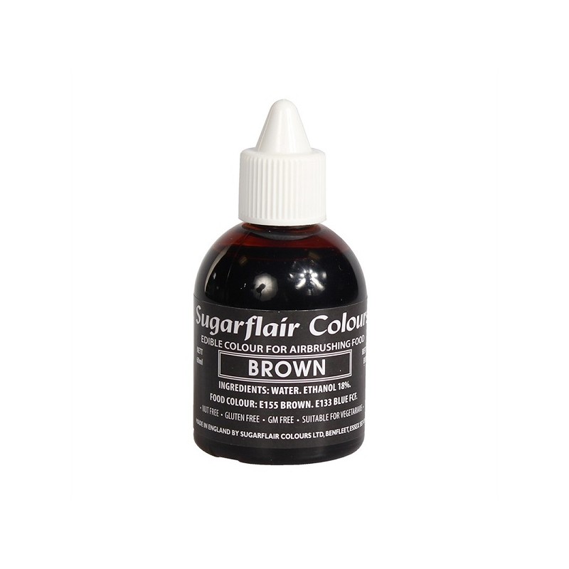 Sugarflair Airbrush Colour Brown, 60ml