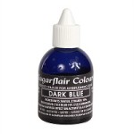 Sugarflair Airbrush Farbe Dunkelblau - Dark Blue, 60ml