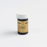 Sugarflair Lebensmittelfarbe Paste Weinrot - Claret, 25g