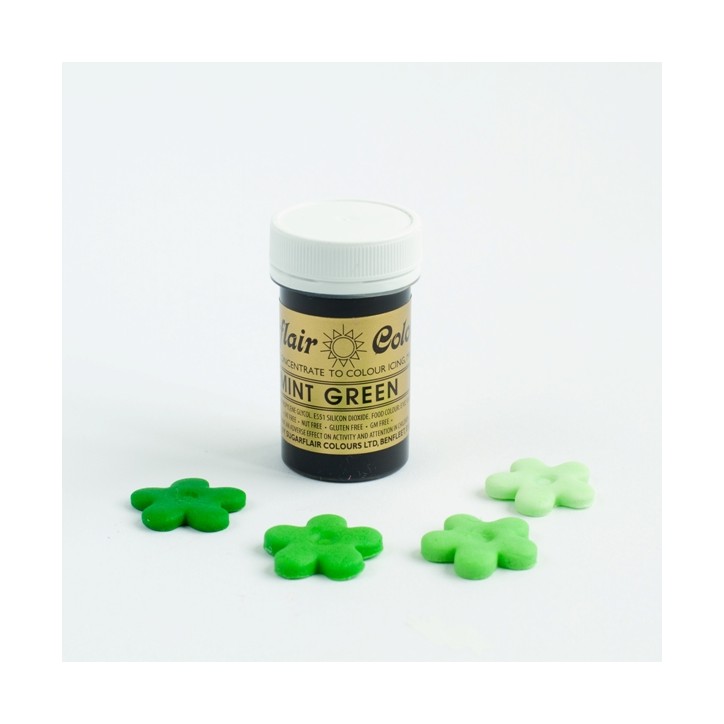 Sugarflair Lebensmittelfarbe Mint Green – Spektralfarbe für Fondant & Buttercreme