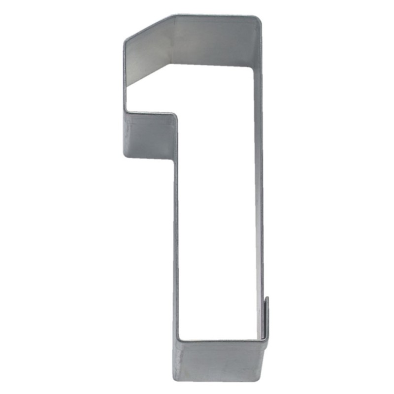 Städter 1 Number Cookie Cutter, 6.5cm