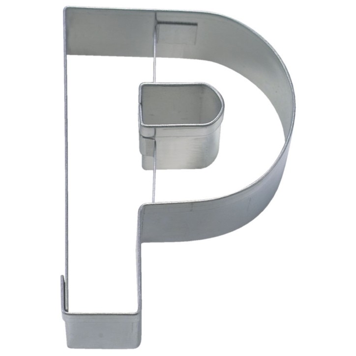Städter "P" Letter Cookie Cutter, 6.5 cm – Create Perfect P-Shaped Cookies Städter "P" Letter Cookie Cutter, 6.5 cm – Create Perfect P-Shaped Cookies