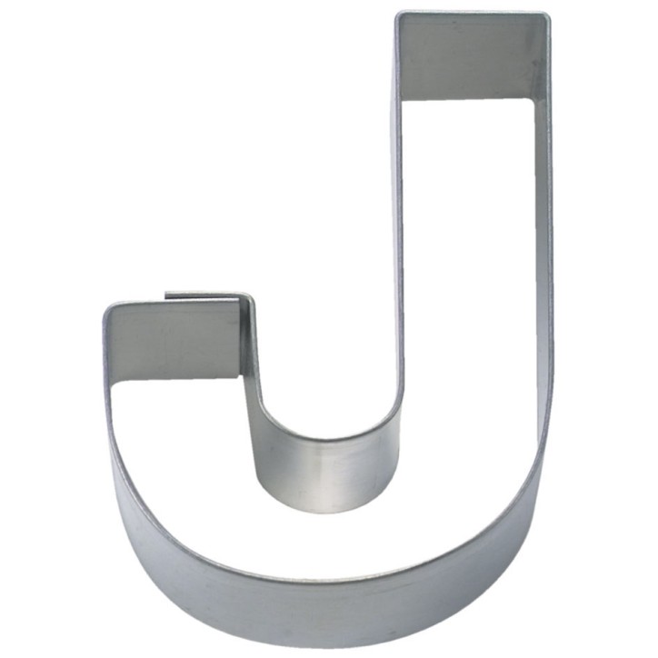 Städter "J" Letter Cookie Cutter, 6.5 cm – Create Perfect J-Shaped Cookies Städter "J" Letter Cookie Cutter, 6.5 cm – Create Perfect J-Shaped Cookies