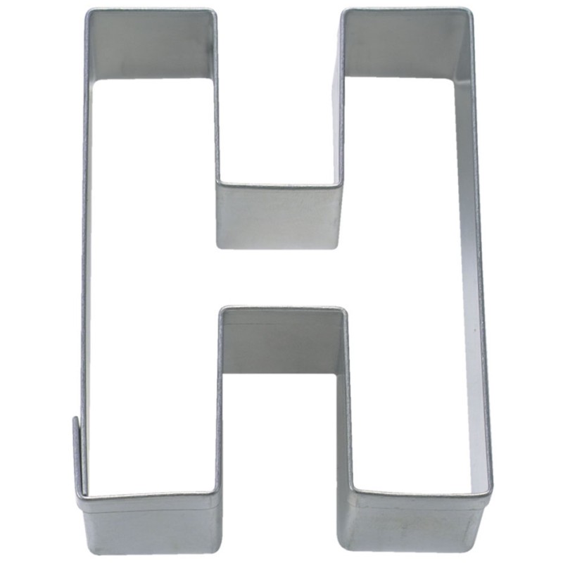 Städter H Letter Cookie Cutter, 6.5cm