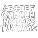 Städter A-Z Buchstaben Ausstechformen Set