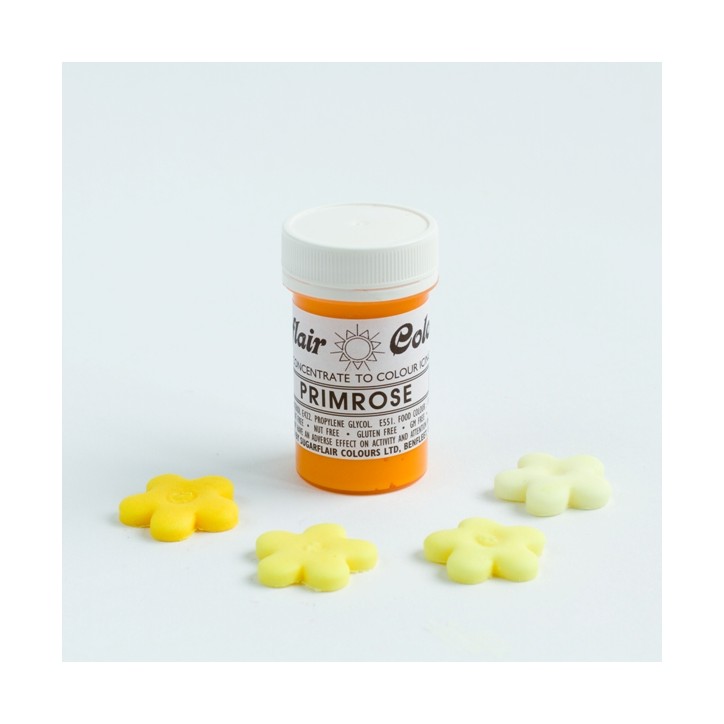 Sugarflair Food Colouring Primrose Yellow – Tartanil Paste for Fondant & Icing Sugarflair Food Colouring Primrose Yellow – Tartanil Paste for Fondant & Icing
