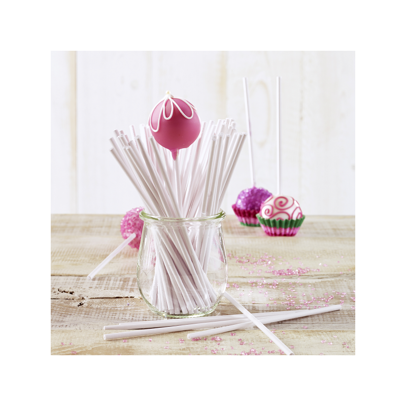 Birkmann 6-inch Cake Pop Lollipop Sticks, 48 pcs