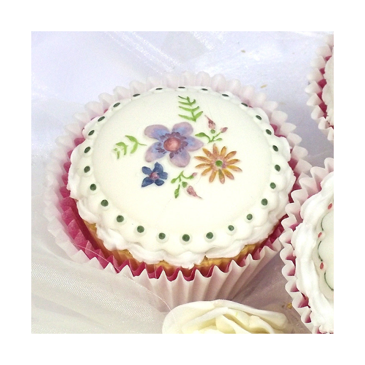 Katy Sue Victorian Garden Silikonform – Für elegante Blumen Cupcake Topper