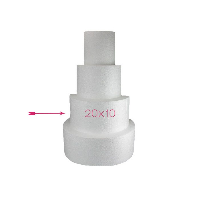 Round Cake Dummy – Ideal for Practicing and Decorating Multi-Layer Cakes