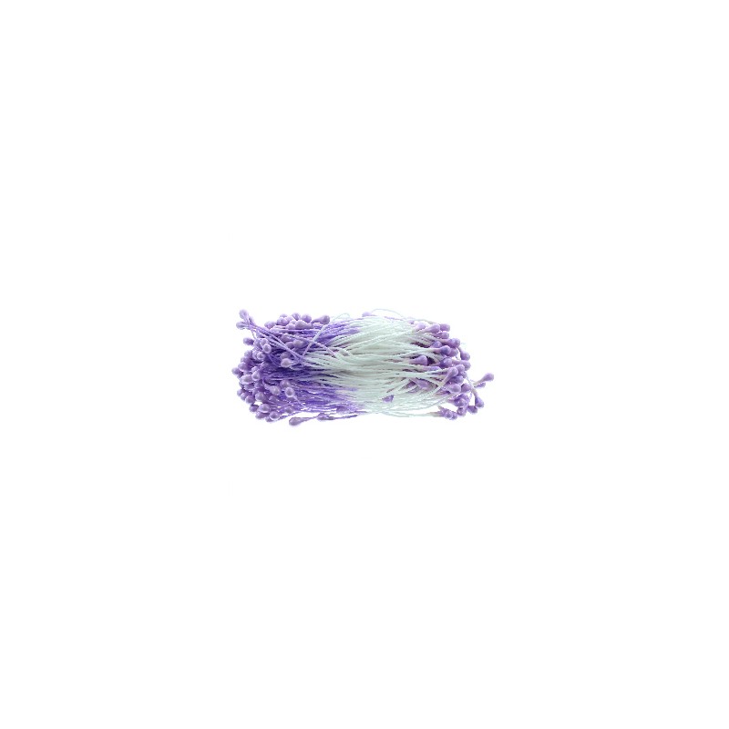 Lavender Double Ended Flower Stamen, 280 pcs