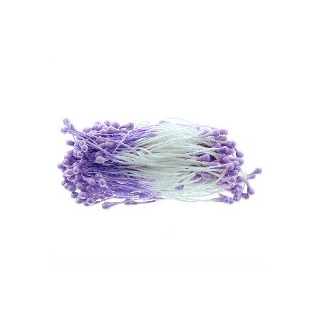 Lavender Double Ended Flower Stamen, 280 pcs