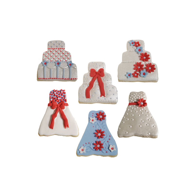 Autumn Carpenter Designs Mini Wedding Cookie Texture Set