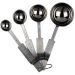 Städter High-Grade Steel-Measuring Spoon Set, 4pcs