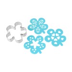 Zenker Flower Cookie Cutter with 3 stencils