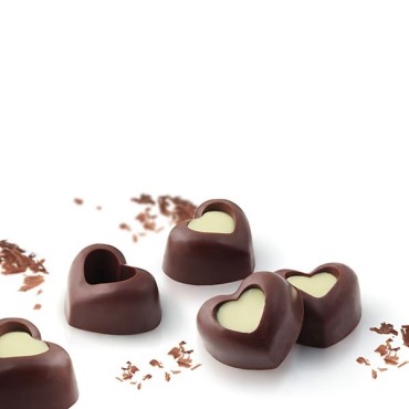 Filled Heart Chocolate Mould