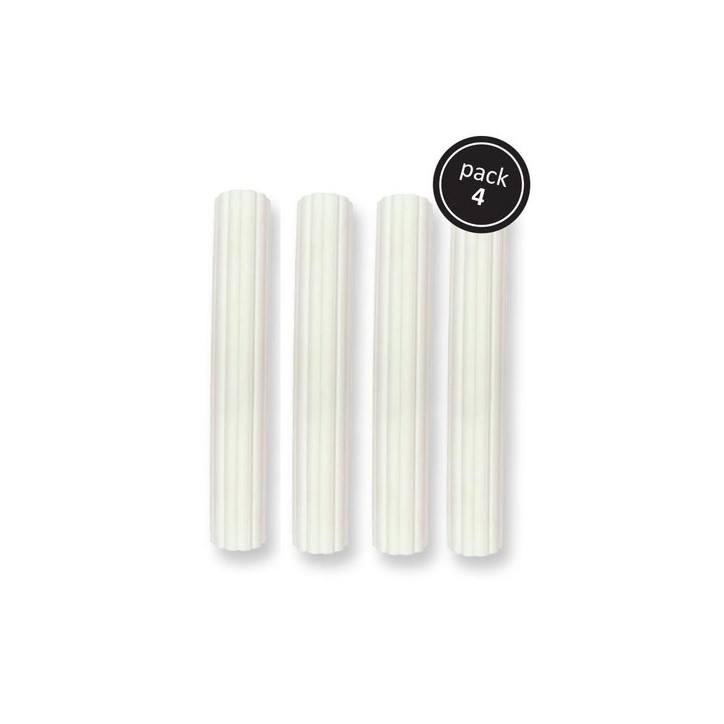 PME 15 cm Plastic Hollow Pillars (4 Stück) – Perfekt für Mehrstöckige Torten | Bakeria