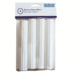 PME 15cm Plastic Hollow Pillars, 4pcs