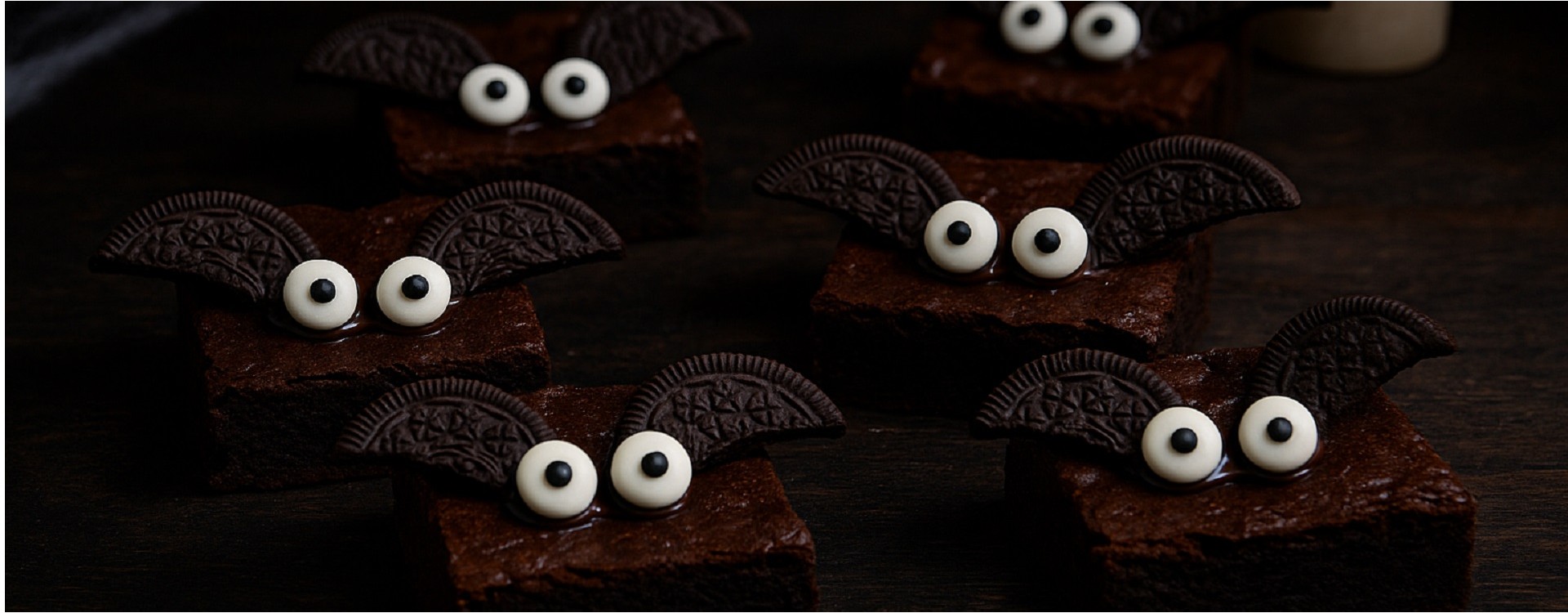 Fudgy Fledermaus-Brownies Fudgy Fledermaus-Brownies