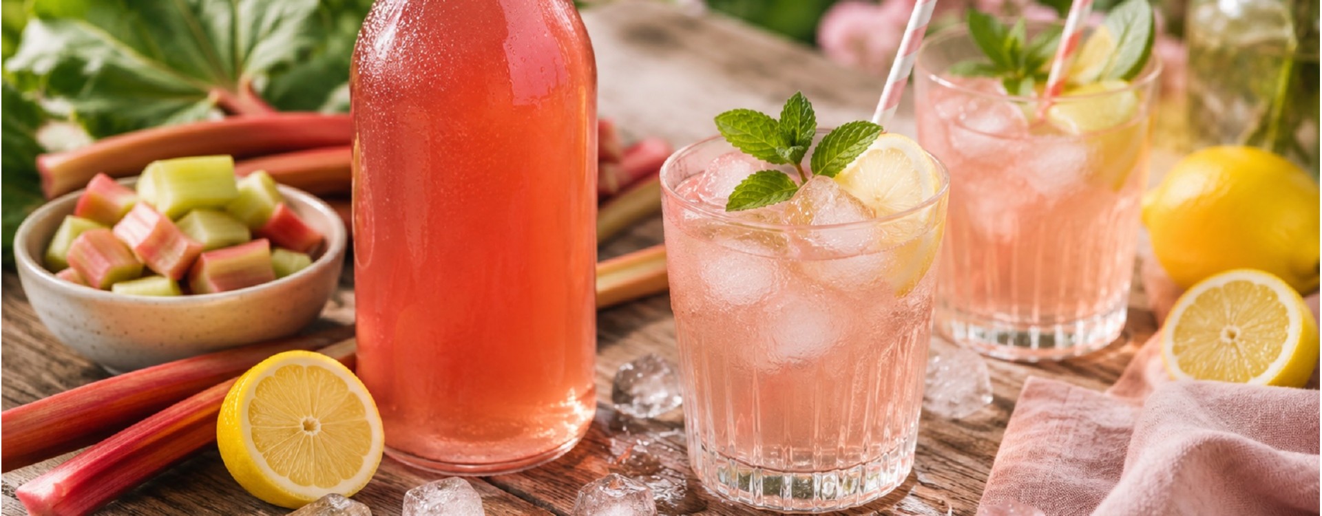 Rhabarbersirup aus Schalen – fruchtiger Sommergenuss mit Zero-Waste-Effekt Rhabarbersirup aus Schalen – fruchtiger Sommergenuss mit Zero-Waste-Effekt